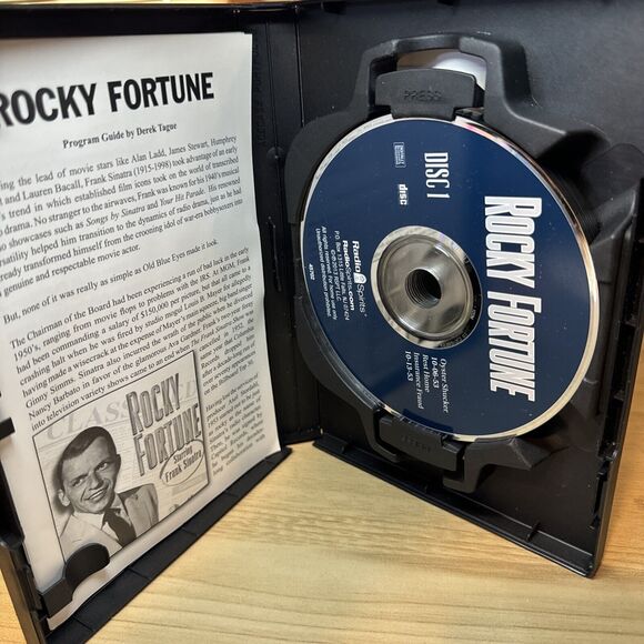ROCKY FORTUNE DETECTIVE FRANK SINATRA 16 EPISODES/8 REMASTERED RESTORED CD's VG+ - Picture 2 of 3